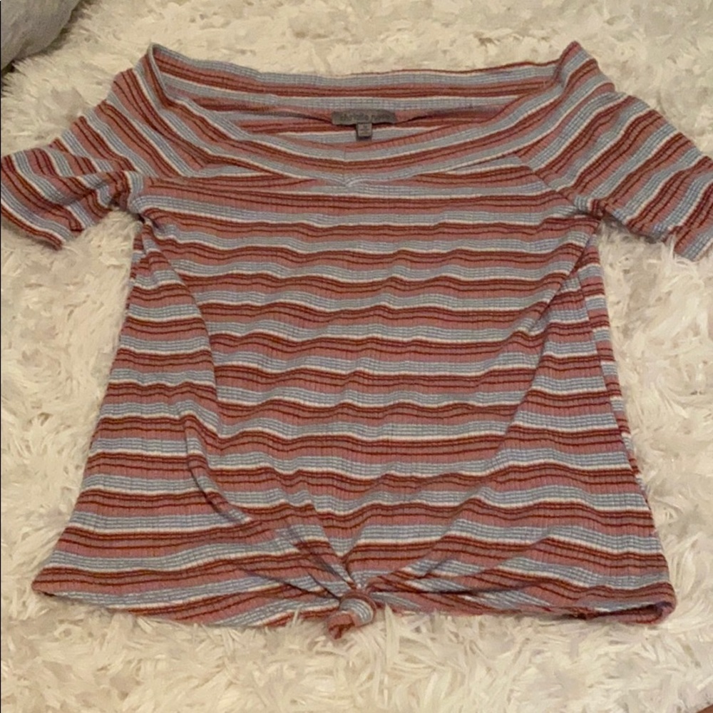 Charlotte Russe off the shoulders crop top